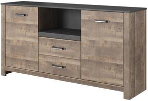 Komoda SATER 165 2D2S dub sand grange / matera