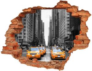 Foto fotografie diera na stenu New york taxi nd-c-44846834