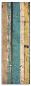 Vešiak na stenu Farebné drevo Rozmery: 25 x 70 cm