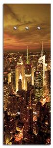 Gario Vešiak New York v noci Veľkosť: 25 x 70 cm