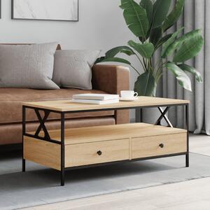 Konferenčný stolík dub sonoma 100x51x45 cm kompozitné drevo