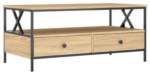 Konferenčný stolík dub sonoma 100x51x45 cm kompozitné drevo