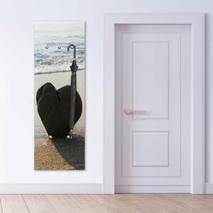 Vešiak na stenu Srdce na pláži Rozmery: 25 x 70 cm