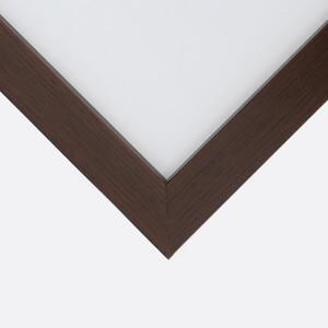 Hnedý drevený rám Rozmery: 70 x 100 cm