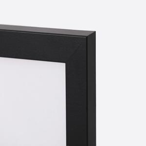 Čierny drevený rám Rozmery: 70 x 100 cm