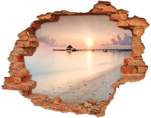Fototapeta diera na stenu 3D Beach maledivy nd-c-87760968