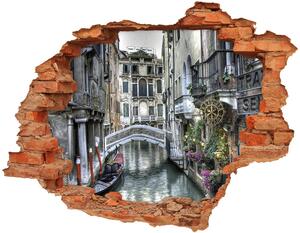 Diera 3D v stene nálepka Venice italy nd-c-15943552