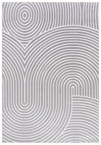 TA Koberec NG83B GRAY/WHITE ELLEN Sivý Obdĺžnikový Rozmer: 80x150 cm