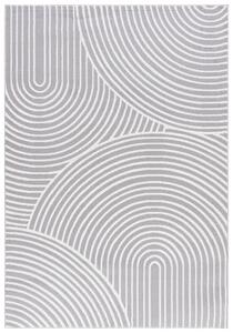 TA Koberec NG89A GRAY/WHITE ELLEN Sivý Obdĺžnikový Rozmer: 80x150 cm