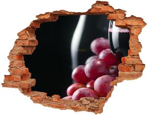 Samolepiaca diera na stenu Hrozno a víno nd-c-52977492