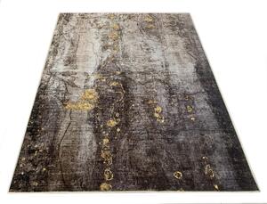 TA Koberec Y-272A FLANNEL PRINTED Sivý (flanelový) Obdĺžnikový Rozmer: 80x150 cm