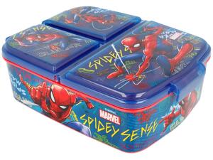 Multibox na desiatu Spiderman s 3 priehradkami - motív Grafiti