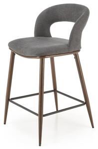 Barová stolička SCH-114 orech/sivá