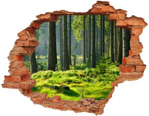 Samolepiaca diera múr 3D Smrekový les nd-c-124579847
