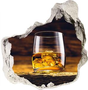 Nálepka diera na stenu Bourbon v pohári nd-p-95142140