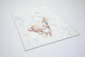 Detský koberec KIDS 2403178N obdĺžnikový – mäkký polyester Rozmer: 80x150 cm