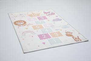 Detský koberec KIDS 2409022D-2 obdĺžnikový – polyester Rozmer: 120x170 cm