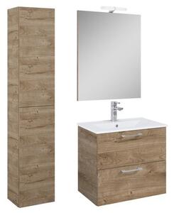 Kúpeľňová zostava s umývadlom Ceramia Lea dub KSETLEA60D