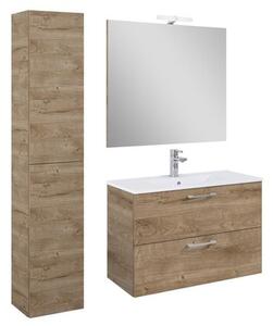 Kúpeľňová zostava s umývadlom Ceramia Lea dub KSETLEA80D