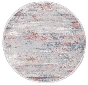 TA Koberec G509C WHITE/SALMON PORTLAND KOLO Biely Okrúhly Rozmer: 100x100 cm