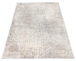 TA Koberec G513B WHITE/D_BLUE PORTLAND HIL Biely Obdĺžnikový Rozmer: 80x150 cm