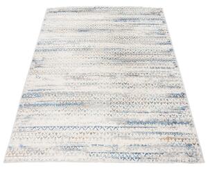 TA Koberec G494B WHITE/D_BLUE PORTLAND HIL Biely Obdĺžnikový Rozmer: 80x150 cm