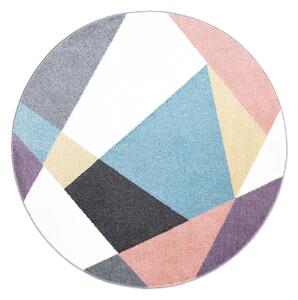 Dekorstudio Moderný okrúhly koberec YOUNG - vzor 915 Priemer koberca: 160cm