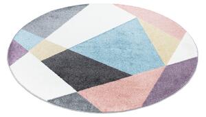 Dekorstudio Moderný okrúhly koberec YOUNG - vzor 915 Priemer koberca: 160cm