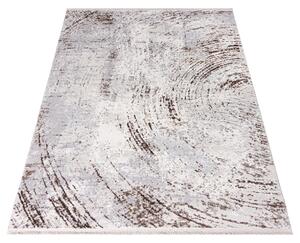 Koberec SAHARA K907D krémovo-sivý obdĺžnikový – turecká kvalita Rozmer: 120x170 cm