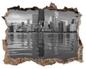 Fototapeta díra na zeď 3D nálepka Chicago nd-k-77638658