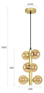 Brilagi - LED Luster na lanku MILLA 6xG9/3W/230V zlatá