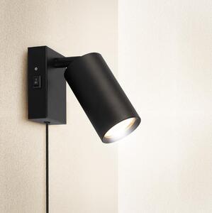 Solight WO3002-B - Nástenné svietidlo CELE 1xGU10/30W/230V čierne