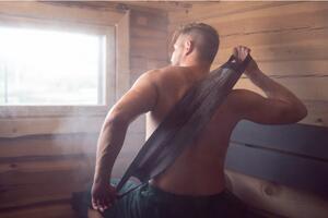 Rento masážny pás sivý do sauny