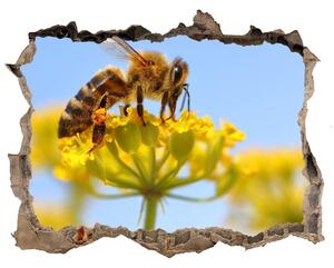 Samolepící díra Včela na kvete nd-k-83831573