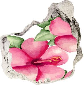Fototapeta diera na stenu 3D Tropické kvety nd-p-105950649