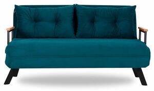 Hanah Home 2-miestna pohovka Sando 133 cm petrolejová