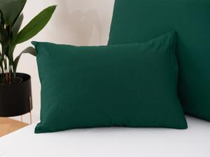 MKLozkoviny.sk Obliečka na vankúš 40 × 60 cm – Jasmine tmavo zelená