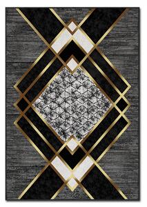 Conceptum Hypnose Koberec Gogo 160x230 cm čierny/zlatý