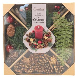 Kreatívna sada DIY CHRISTMAS na výrobu vencov a dekorácií - rôzne varianty