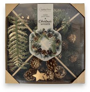 Kreatívna sada DIY CHRISTMAS na výrobu vencov a dekorácií - rôzne varianty
