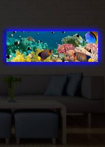 Hanah Home Obraz s LED osvetlením Shining Sea 90x30 cm