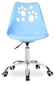 TZB Otočná stolička Grover modrá