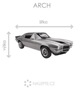 Nalepte.cz Auto veterán Chevrolet Camaro textilní prelepiteľná nálepka na stenu 48 x 22 cm