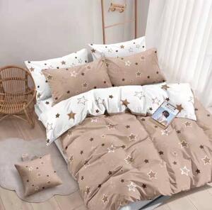 Sendia Textil HVIEZDA BÉŽOVÁ foto obliečky Rozmer obliečok: 140x200 cm, Obsah balenia: 3 Set Balenie
