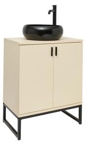 Kúpeľňová skrinka s umývadlom Ceramia Easy 60x73x36 cm jasmín mat EASYUMDB12