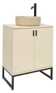 Kúpeľňová skrinka s umývadlom Ceramia Easy 60x73x36 cm jasmín mat EASYUMDB9