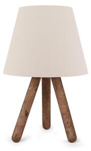 Opviq Stolná lampa Bechos 33 cm biela/hnedá