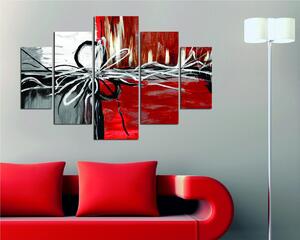 Hanah Home Viacdielny obraz Chaos 92 x 56 cm