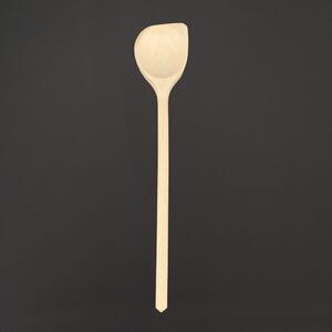 AMADEA Drevená varecha s rohom, masívne drevo, 25 cm