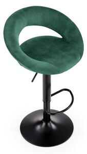 Halmar Barová stolička H102, tmavo zelená